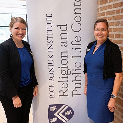 Director, Dr. Rachel Schneider and, Former Dr. Elaine Howard Ecklund