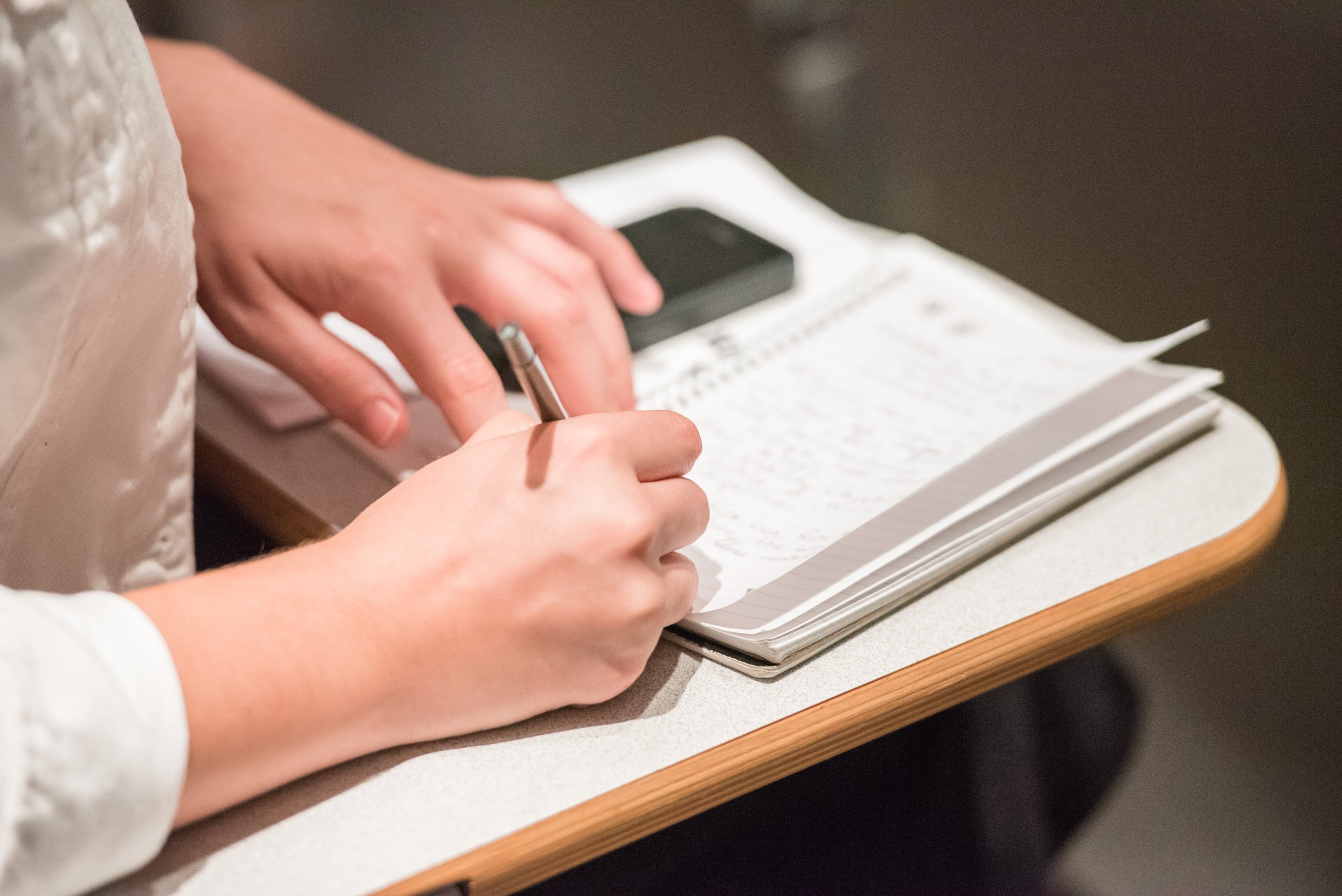taking notes